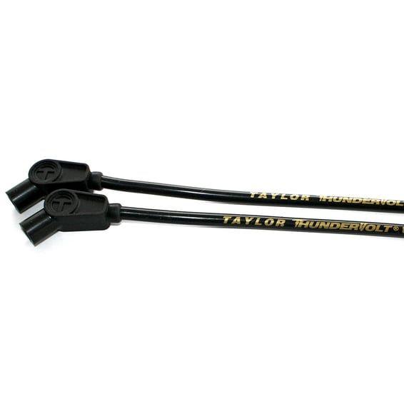 8.2mm ThunderVolt spark plug wire set. Black