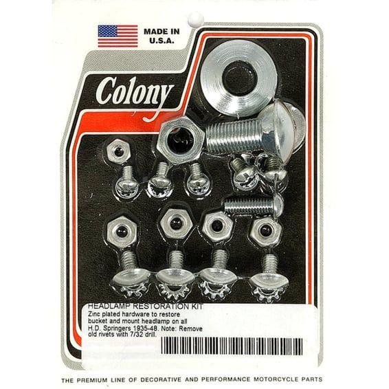headlamp mount kit. Zinc