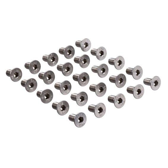 M6 x 12mm flathead allen bolt, stainless