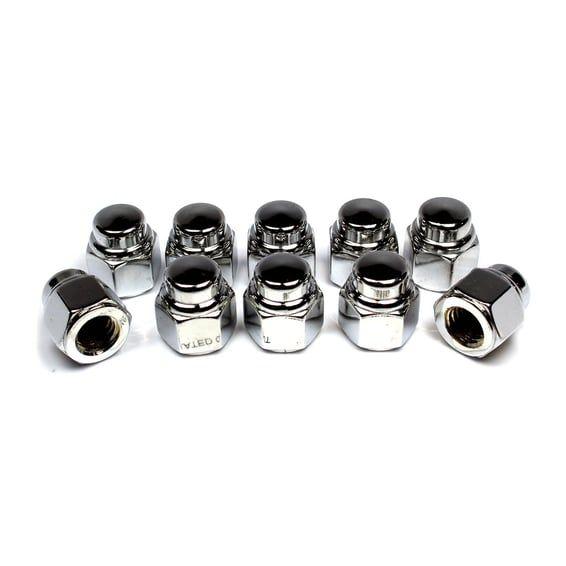 cap nuts 1/2-13 chrome plated