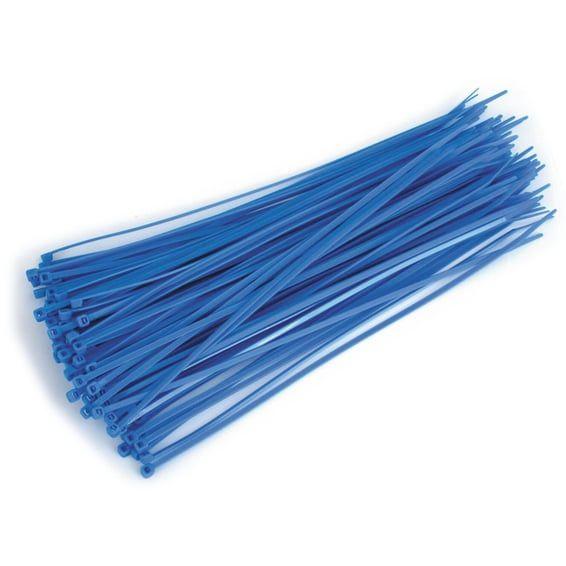 cable straps. 11.5" (29cm). Blue