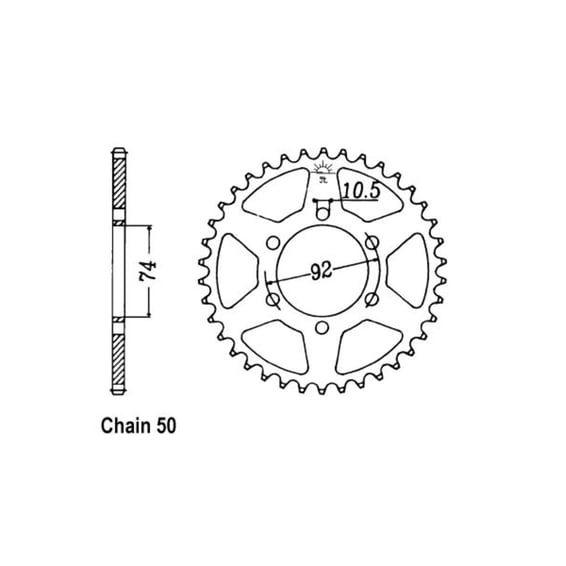 JT Rear Sprocket 856.45