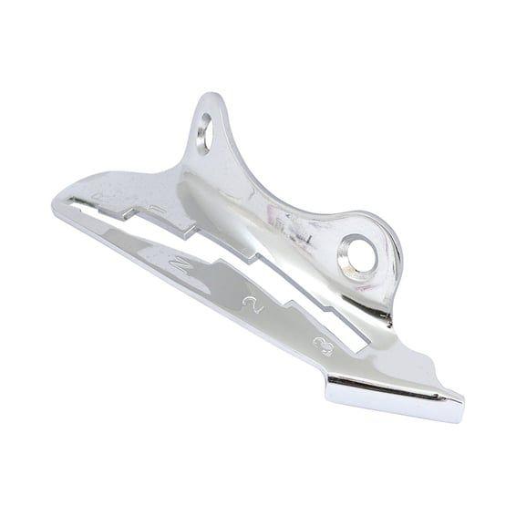 Shifter lever guide, 3-speed & reverse. Chrome