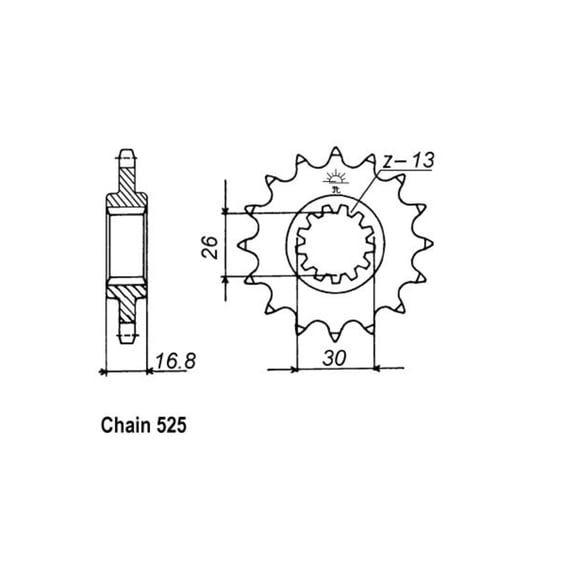 JT Front Sprocket 1370.16