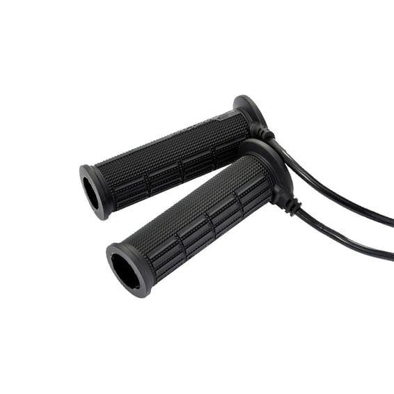 heated grips, for 7/8" (22mm) handlebars. Black