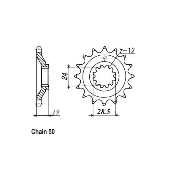 JT Front Sprocket 527.17