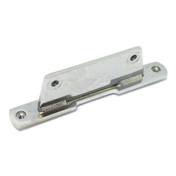 Oil tank mount bracket. Rear. Chrome