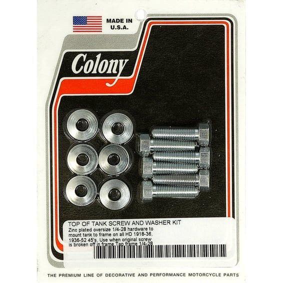 gas tank mount kit. Zinc plated. Oversize