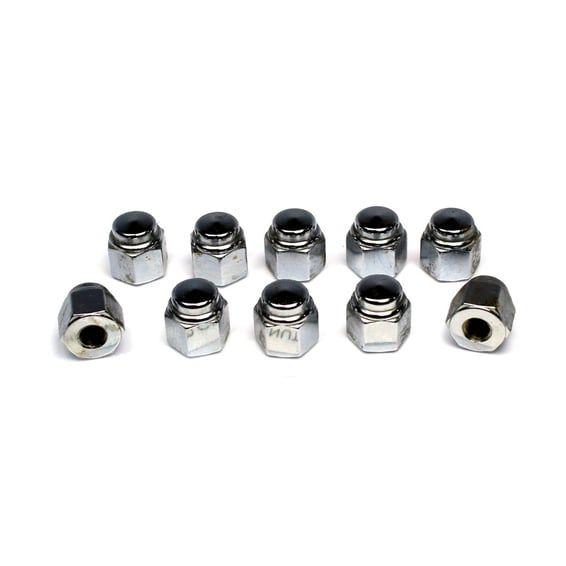 cap nuts 10-32 chrome plated