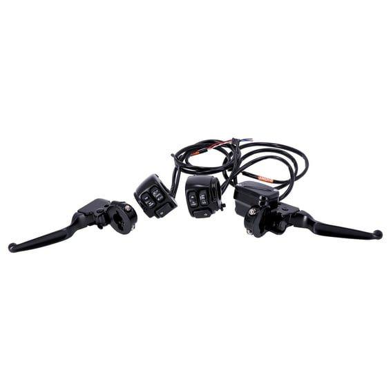 Handlebar control, switch & wiring kit. CAN-bus. Black