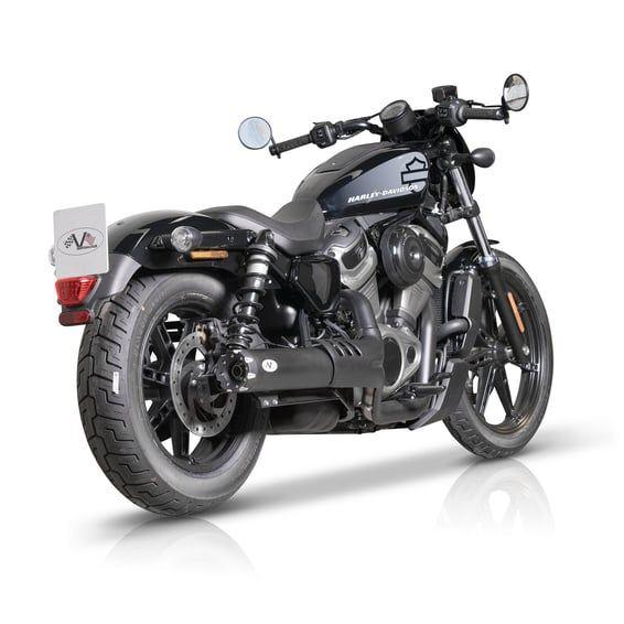slip on muffler for Nightster. Black