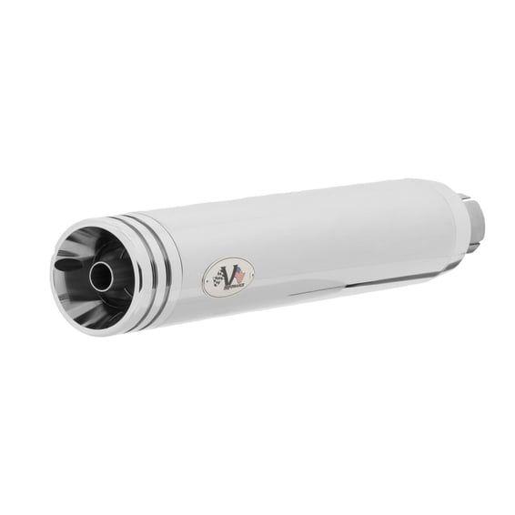 'Double Ring' slip-on muffler set. Chrome