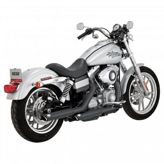 3" Twin slash slip-on PCX mufflers. Black