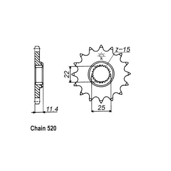 JT Front Sprocket 1902.15