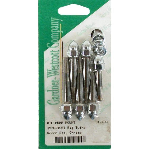 Oil pump mount kit, acorn