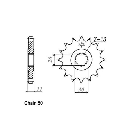 JT Front Sprocket 579.15