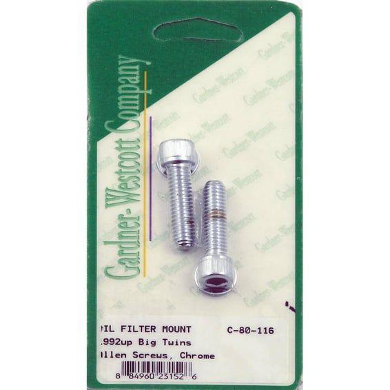 oil filter mount kit. Chrome