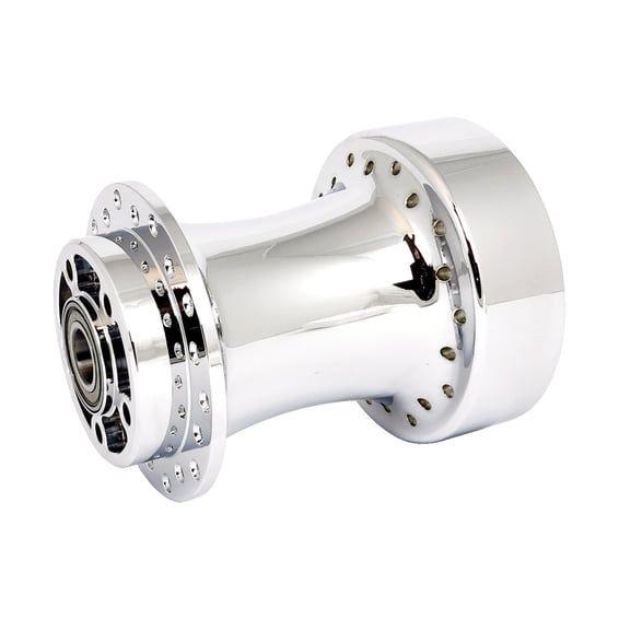 Rear wheel hub. Chrome. ABS