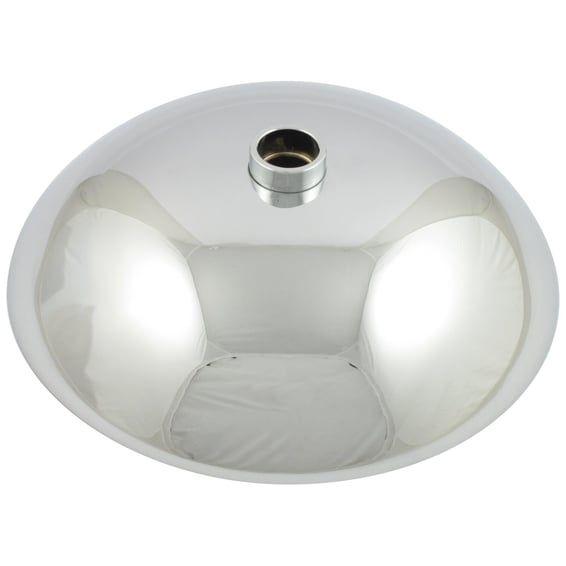 Front hub cap 8". Chrome