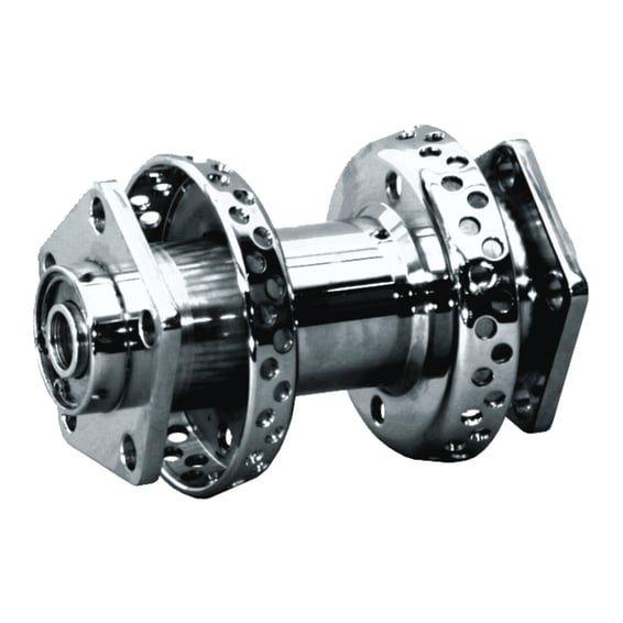 Dual flange hub 80 spokes. Chrome