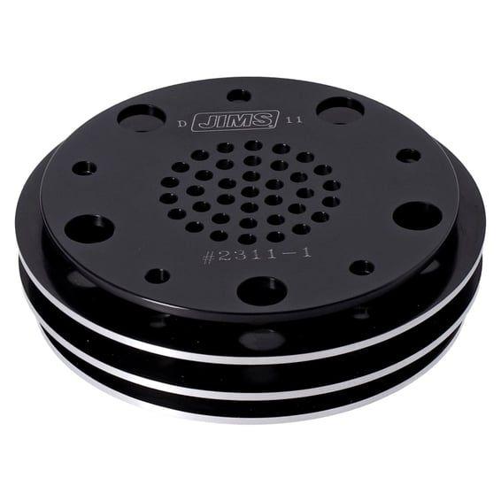 JIMS, cam cover / heat sink. Black
