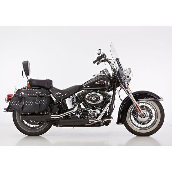 Falcon, Double groove Slip-ons exhaust Black