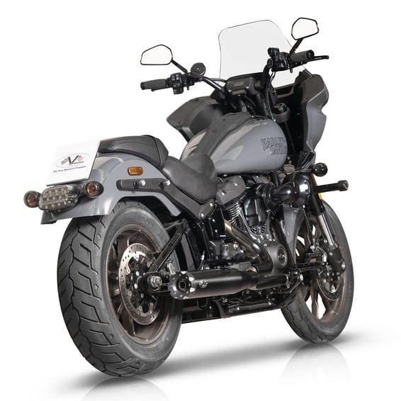 Revolver 2-1 Club Style exhaust system. Black