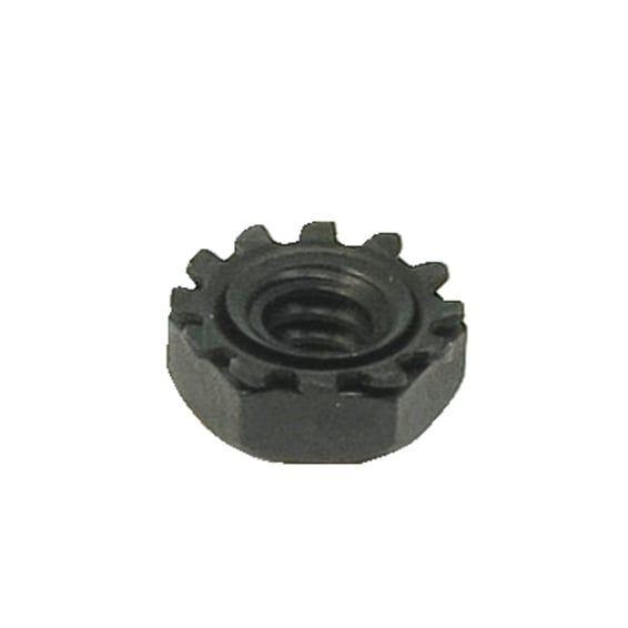 Nut & washer, starter bracket