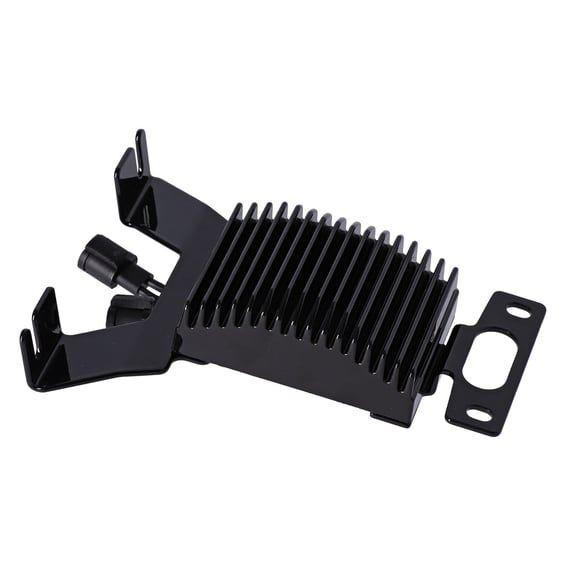 voltage regulator/rectifier. Black