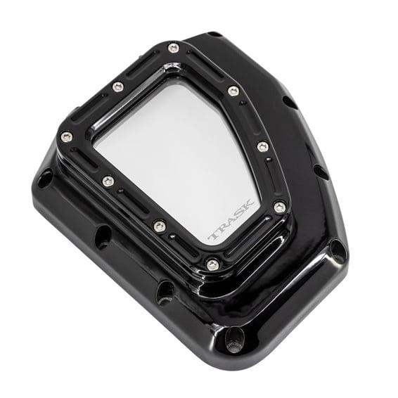 Trask, Assault cam cover w/window. Gloss black