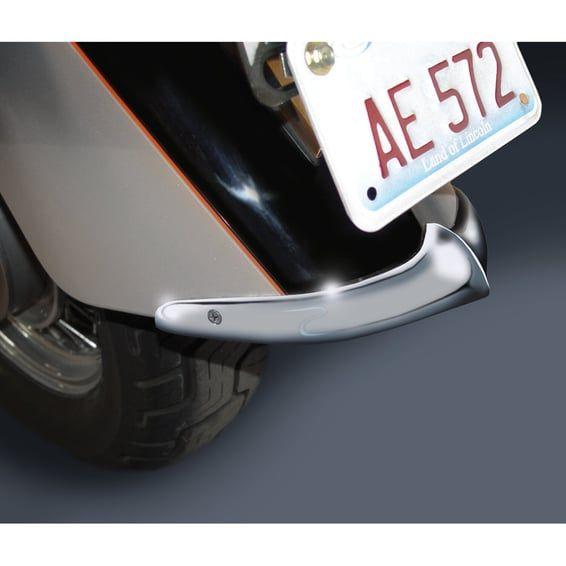 NC cast rear fender tip chrome
