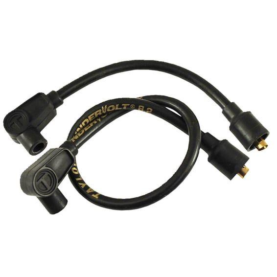 8.2mm ThunderVolt spark plug wire set. Black