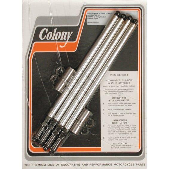 aluminum adj. pushrod solid conversion kit. Evo B.T.