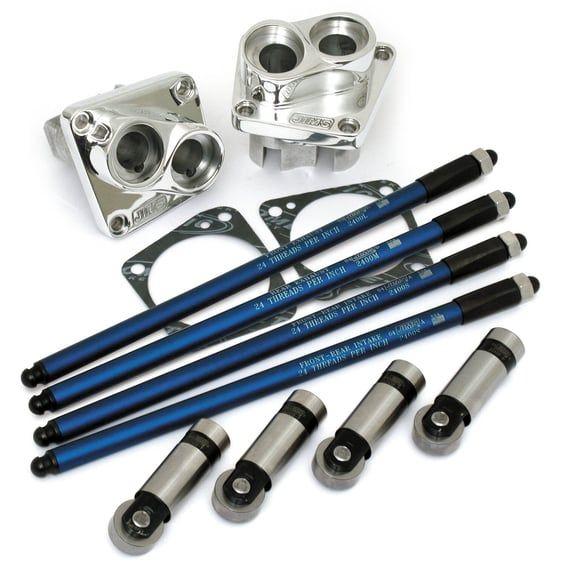 JIMS, Powerglide tappets, blocks & pushrod kit. Chrome