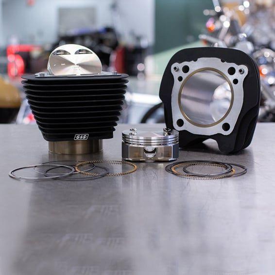 114" to 128" big bore conversion cylinder & piston kit