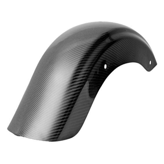 carbon fiber stock style rear fender. Woven