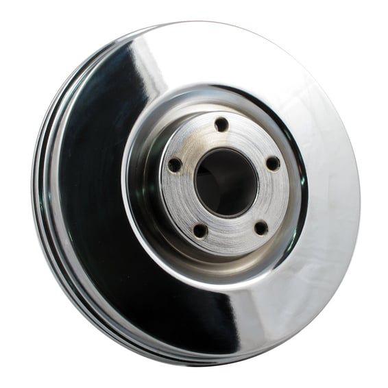 Brake drum front, chrome