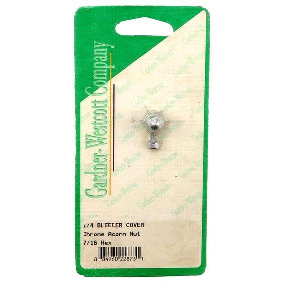 Hex bleeder cover acorn 1/4 inch