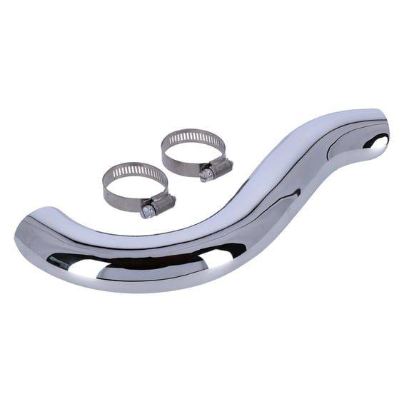 Heatshield rear. Chrome