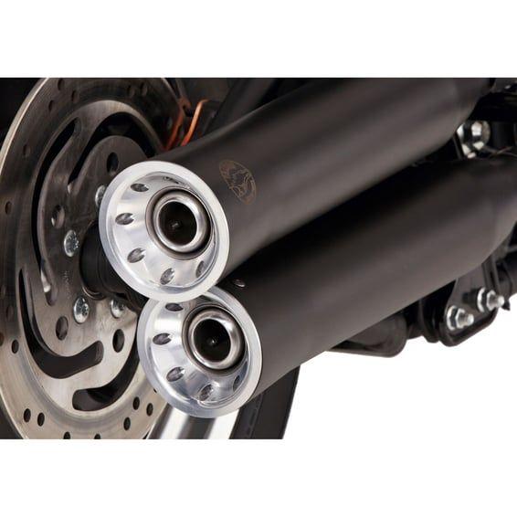 Falcon, Double groove Slip-ons exhaust Black
