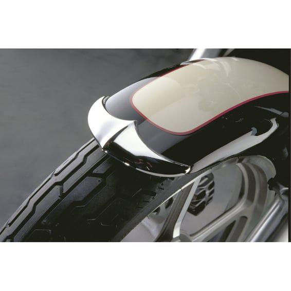 NC cast front fender tip set chrome