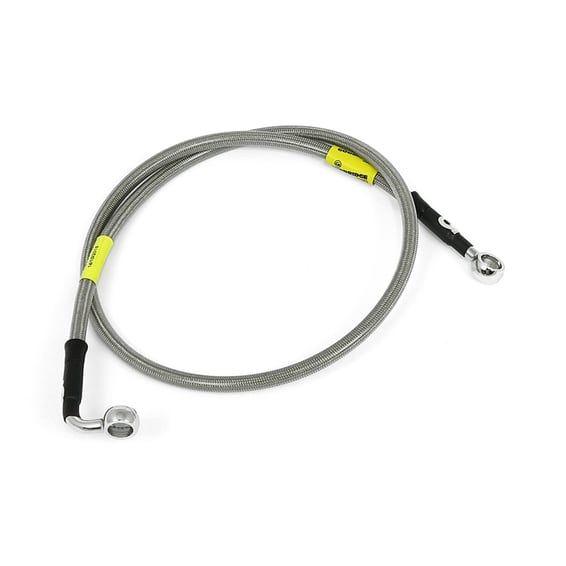 by Goodridge brake line front, stainless clear coated