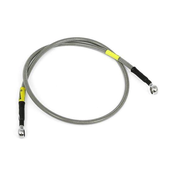 ABS brake line upper front, stainless clear coated