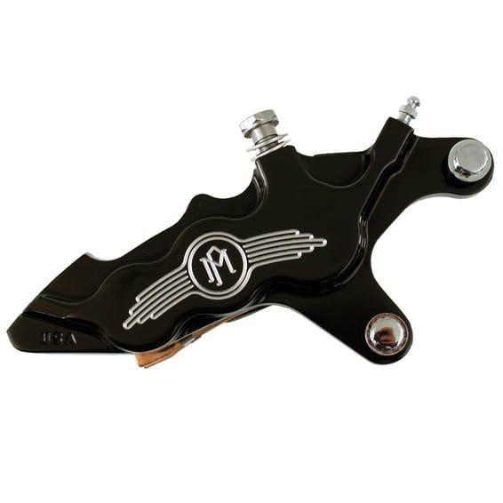 PM, 6-p 112x6b caliper. Bolt-on, 11.5" right front. Black CC