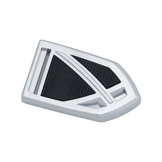 Phantom brake pedal pad. Chrome