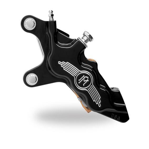 PM, 6-p 112x6b caliper. Bolt-on, 11.5" left front. Black CC