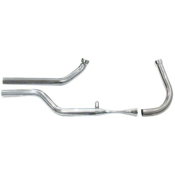 Dual shotgun head pipes. Chrome
