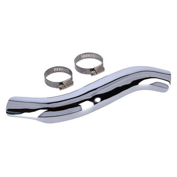 Heatshield rear. Chrome