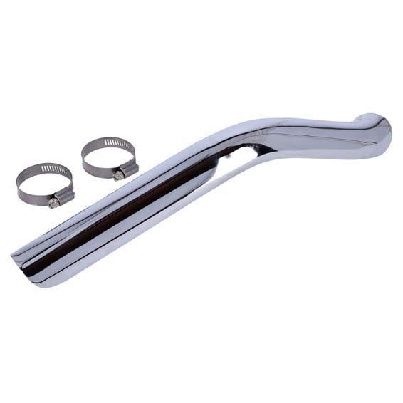 Heatshield rear. Chrome