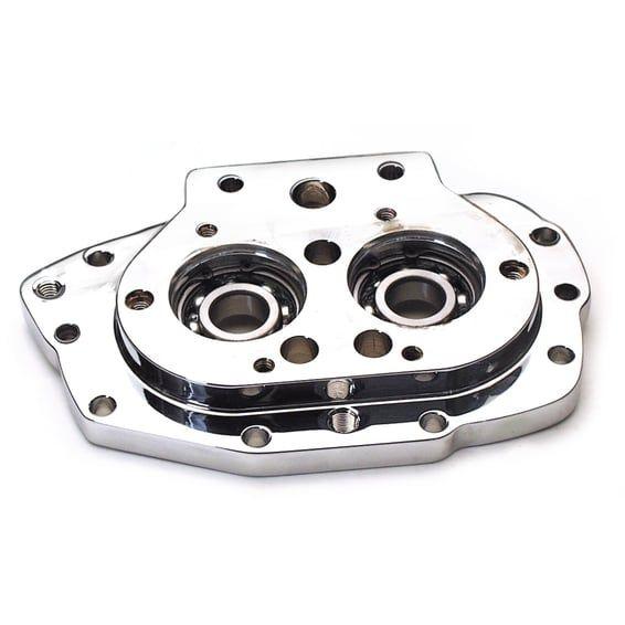 JIMS, 'Big Bearing' billet transmission trapdoor. Polished